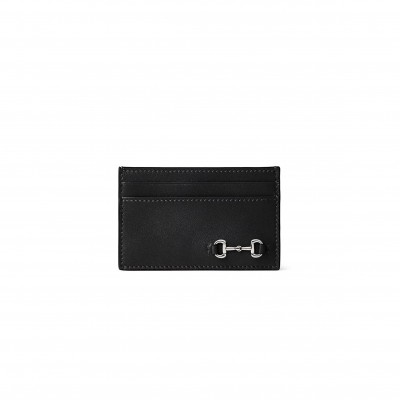 GUCCI CARD CASE WITH HORSEBIT 846952 (11*7cm) GUCCI CARD CASE WITH HORSEBIT 846952 (11*7cm)